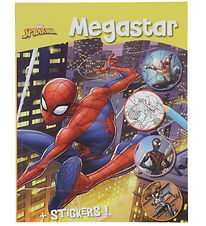 Megastar Kleurboek m. Stickers - 128 pagina's - Marvel Spiderman