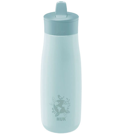 Nuk Vattenflaska m. Sugrör - Mini-Me Flip - 500 ml - Stål - Glob