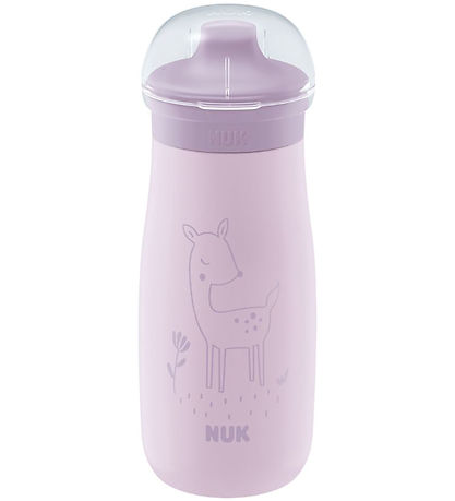 Nuk Water Bottle w. Spout Lid - Mini-Me Sip - 300 mL - Steel - D