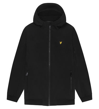 Lyle & Scott Softshell jakki M. Flís - Jet Black