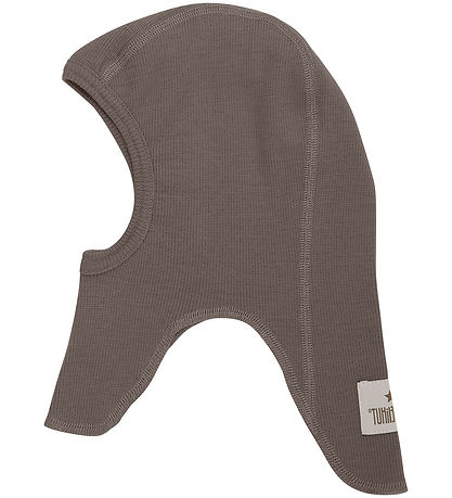Huttelihut Balaclava - Wool - Single Layer - Brown Melange