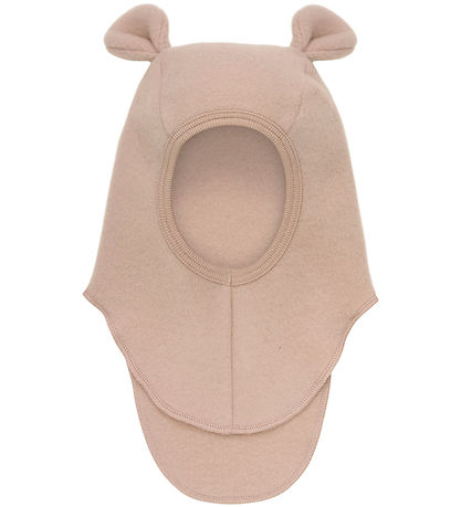 Huttelihut Balaclava - Wool fleece - Single Layer - Mahogany Ros