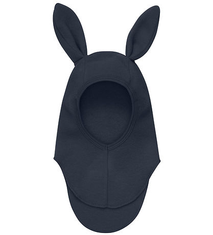 Huttelihut Balaclava - Wool fleece - Single Layer - Navy w. Ears