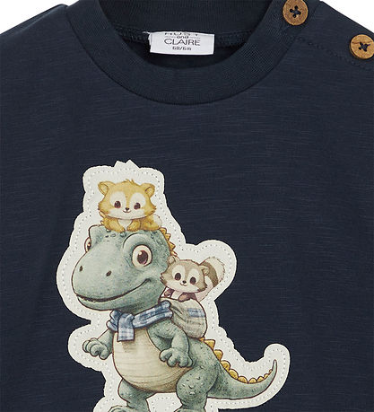 Hust and Claire Sweatshirt - Sofus - Navy w. Animals