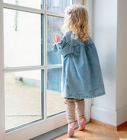 Hust and Claire Leggings - Waffle Fabric - Lamia - Oat Milk w. F