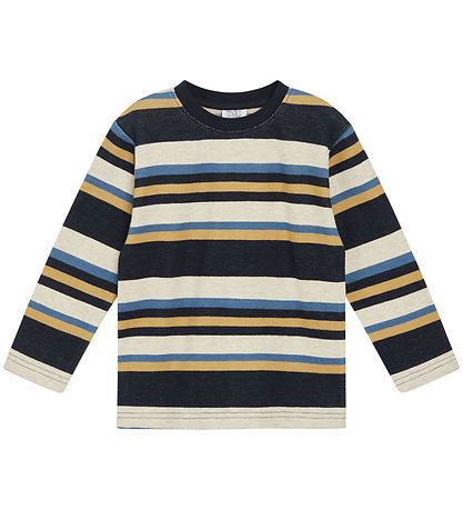 Hust and Claire Blouse - Anton - Navy w. Stripes
