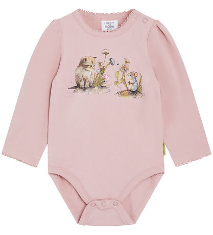 Hust and Claire Romper L/æ - Bernice - Dusty Rose m. Glitter