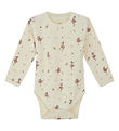 Hust and Claire Bodysuit L/æ - Wool/Bamboo - Baloo - Ecru w. Bal