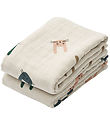 Liewood Spucktücher - 2er-Pack - Lewis Muslin - Bunny/Sandy