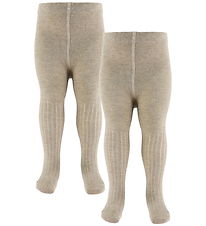 Collants Name It - Rib - Noos - Collants Nkn - 2 Pack - Pure