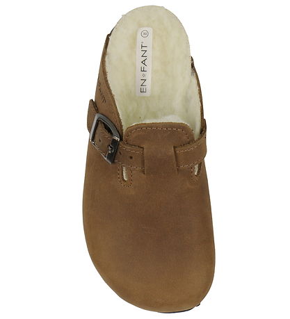 En Fant Sandals w. Lining - Nubuck - Acorn