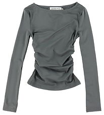 Hound Bluse - Falten Top - Grey