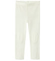 Name It Leggings - Wool - Noos - NmfWang - Snow White w. Pointel
