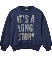 Sofie Schnoor Sweatshirt - Dark Navy m. Print