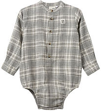 Sofie Schnoor Shirt Bodysuit - Khaki w. Checs