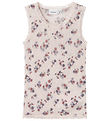 Name It Undershirt - Wool - NmfWang - Lilac Ash w. Pointelle
