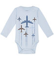 Hust and Claire Samfella L/æ - Ull/Bambus - Baloo - Cloud Blue M