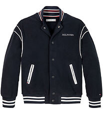 Tommy Hilfiger Fleece Jacket - U Polar Fleece Bomber - Desert Sk