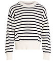Tommy Hilfiger Blouse - Knitted - Essential Stripe - Ancient Whi