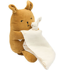 Fabelab Musical teddy bear - Bear - 18 cm - Ochre