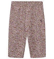 Wheat Sweatpants - Elina - Lilac Flowers