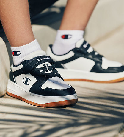 Champion Shoes - RD 18 2.0 Low B PS Low Cut - White/Navy