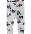 Name It Leggings - Wol - Noos - NbmWang - Grijs Dawn m. Auto's