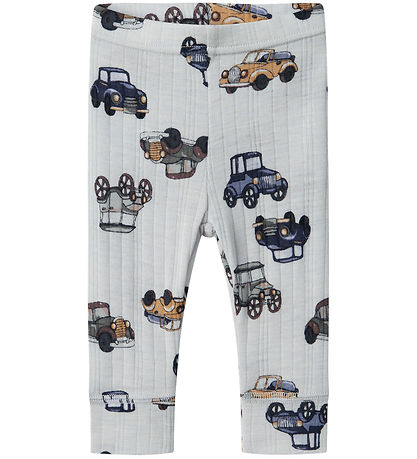 Name It Leggings - ull - Noos - NbmWang - Grár Dawn M. Bílar