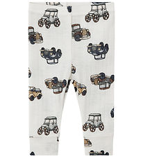 Name It Leggings - Wolle - Noos - NbmWang - Snow White m. Autos
