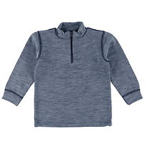 Joha Bluse - Wolle - Blau