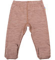 Joha Leggings m. Füße - Wolle - Rust
