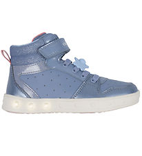 Geox Boots w. Light - J Skylin - Dark Cloud/Light Coral