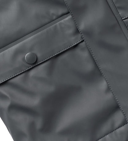 Wheat Rain Jacket w. Termo - PU - Aju - Dark Ink