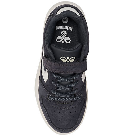 Hummel Skór - ST. Power Play Suede Jr - Hvítur/Svart/Hrafntinnu
