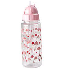 Rice Water Bottle - 500 mL - Pink/Happy Forest