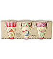 Rice Becher - Melamin - 6 st. - 160 ml - Pink/Happy Forest