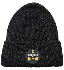 LEGO® Ninjago Beanie - Knitted - LWAsmus - Black