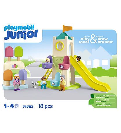 Playmobil Junior - Experience Tower With Ice Cream Shop - 71703 