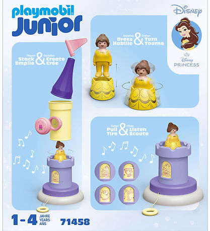 Playmobil Junior - Disney - Belle's Play Tower... - 71458 - 7 Pa