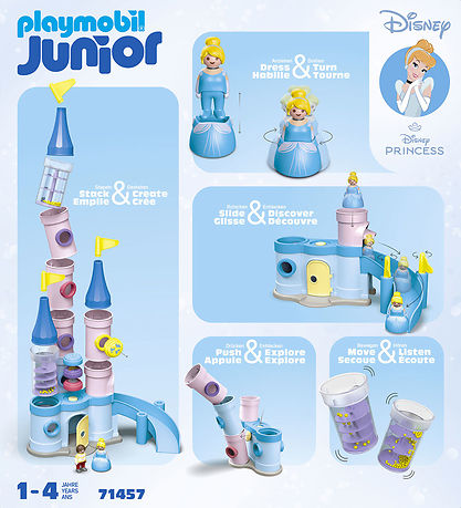Playmobil Junior - Disney - Cinderella's Castle - 71457 - 25 Par