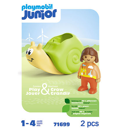 Playmobil Junior - Snail Swing With Rattle Function... - 71699 -