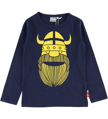 Danefæ Blouse - Organic Danebasic - Dk Navy Erik