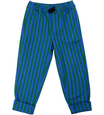 Danefæ Trousers - Danefrede Stretch Canvas Pants - Deep Blue/Dar
