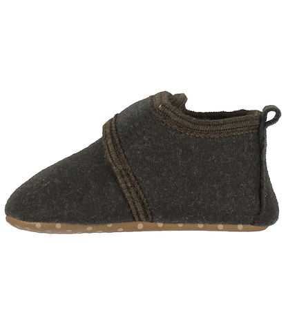 Mikk-Line Slippers - Prewalker Felt - Chocolate Chip