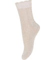 MP Socken - Bambus - Celosia Glitter - Ecru