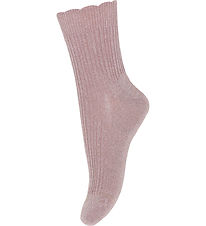 MP Socks - Bamboo - Celosia Glitter - Mauve Shadows