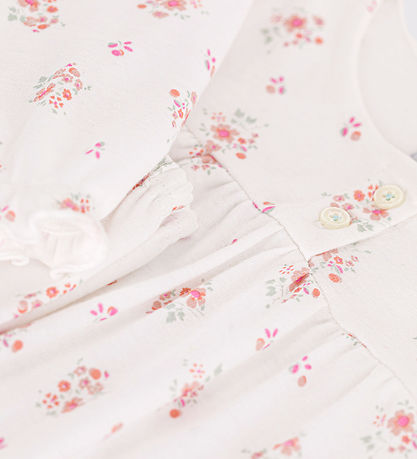 Ensemble de Pyjama Petit Bateau - 2 divisé - Marshmallow/Multico