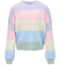 Kids Only Bluse - Strick - Noos - KogSandy - Lavendula/Roseate