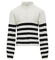 Kids Only Blouse - Half Zip - Noos - KogFranca - Cloud Dancer/Bl