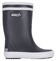 Aigle Rubber Boots - Lolly Pop 2 - Navy/White